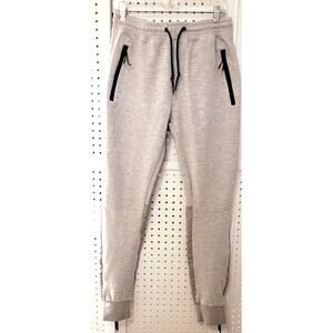 Bascom Projects Joggers Pants Men's M Gray Utility Sweatpants Zip Pockets Gorp